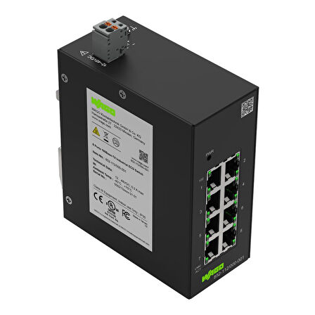 WAGO 852-112/000-001 8-port Endüstriyel Switch 100Base-TX