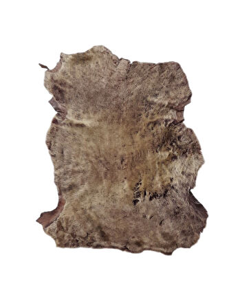 Gerçek Koyun Postu - Naturel - Kısa Tüylü - Doğal - 65x50 Cm - Çok Renkli - L8