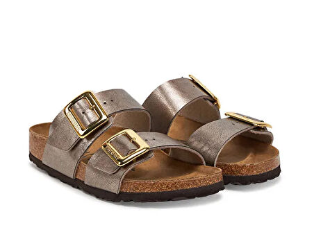 Birkenstock Sydney Cushion Buckle Bf Graceful Kadın Terliği 1029372-20324 Kahverengi