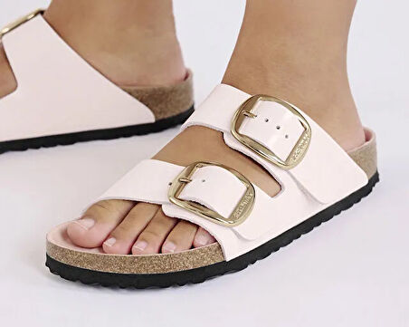 Birkenstock Arizona Big Buckle Nl High Shine Kadın Terliği 1029392-20180 Pembe