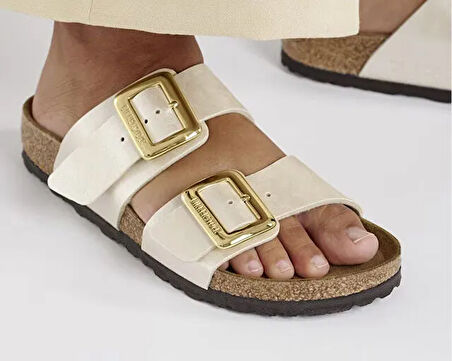 Birkenstock Sydney Cushion Buckle Bf Graceful Kadın Terliği 1029492-20239 Bej