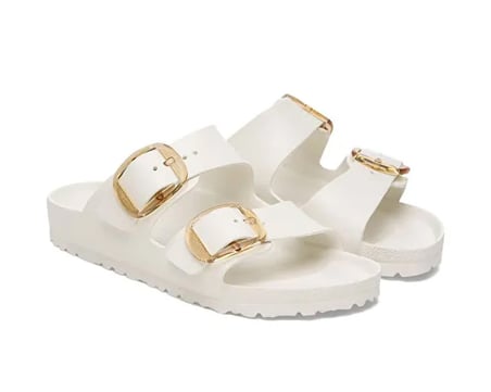 Birkenstock Arizona Eva Big Buckle Kadın Terliği 1029651-20116 Krem