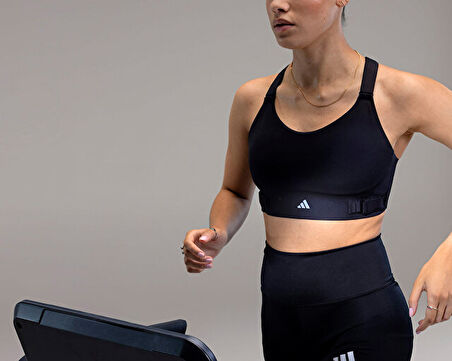 adidas Fastim L Hs Bra Kadın Antrenman Sporcu Sütyeni IQ3359 Siyah