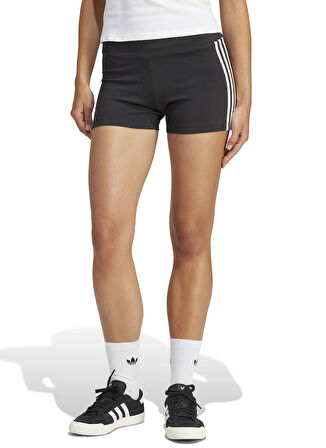 adidas IP2980 3 S LGNS 1/4 Siyah Düz Kadın Tayt