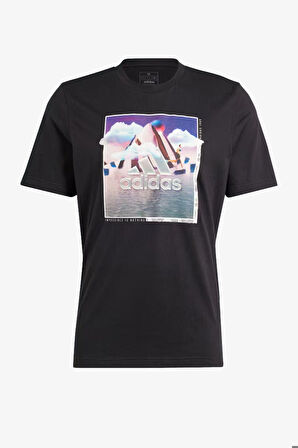 Adidas M Landse Bos Erkek Siyah T-Shirt IS2869