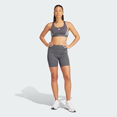 Adidas IU1708 Power Impact Train Medium-Support 3-Stripes Bra 