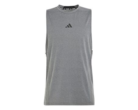 adidas D4T Tank Erkek Antrenman Tişörtü IS3819 Gri