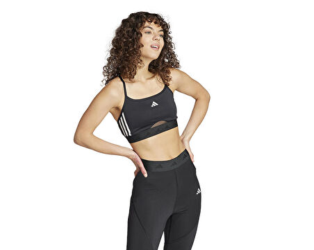 adidas Hyglm Bralette Kadın Antrenman Sporcu Sütyeni IS4491 Siyah