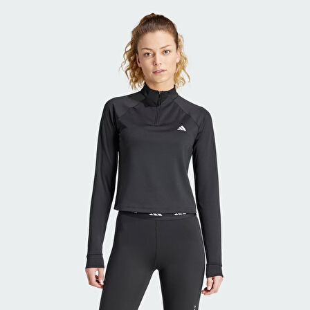 Adidas Tr-Es 1/4Zip Kadın Fermuarlı Sweatshirt IS4028