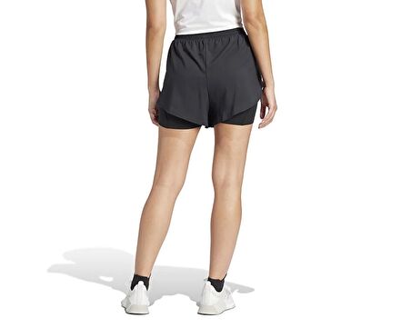 adidas Wtr D4T 2In1Sh Kadın Antrenman Şortu IQ2655 Siyah