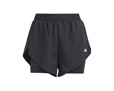 adidas Wtr D4T 2In1Sh Kadın Antrenman Şortu IQ2655 Siyah