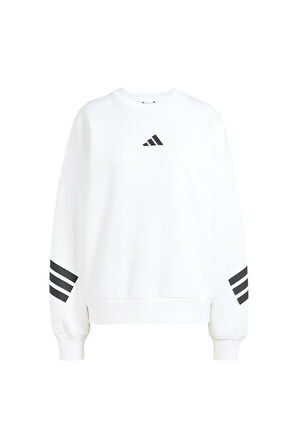 adidas Kadın  Beyaz  SWEATSHIRT (LONG SLEEVE) W FI 3S SWT JE0204