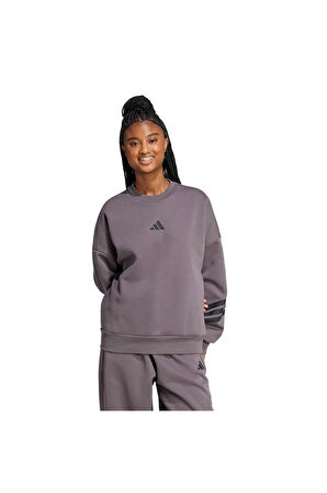 adidas Kadın  Gri  Sweatshirt W FI 3S SWT JE0214