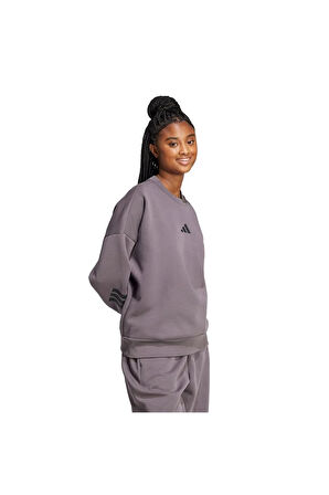adidas Kadın  Gri  Sweatshirt W FI 3S SWT JE0214