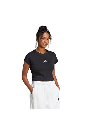 adidas Siyah Kadın   T-Shirt W FI SL BB TEE JE4000