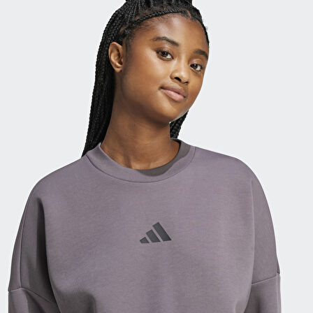 adidas JE0214 W FI 3S SWT Kadın Sweatshirt