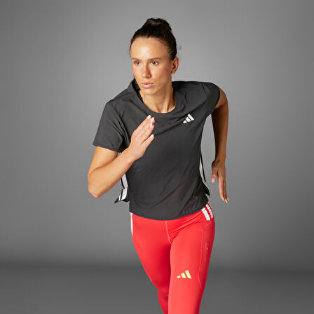 adidas JF3480 ADIZERO TEE W Kadın T-Shirt