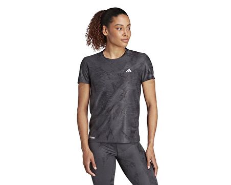 adidas Ultaop Hr Tee Kadın Koşu Tişörtü IN0630 Gri