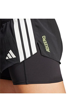 adidas Kadın  Siyah  Şort ADIZERO 2i1 W JD4224