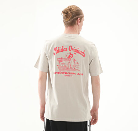 JD0667-E adidas Wab  Tee Erkek T-Shirt Krem