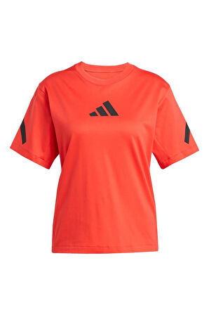 adidas Kadın  Kırmızı  T-Shirt W Z.N.E. TEE JJ4779