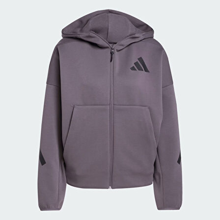 Adidas Kadın Günlük Kapşonlu Tek Üst W Z.N.E. Fz Jd5985
