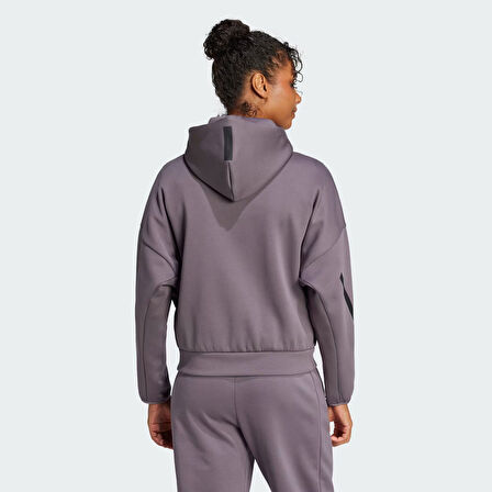 Adidas Kadın Günlük Kapşonlu Tek Üst W Z.N.E. Fz Jd5985
