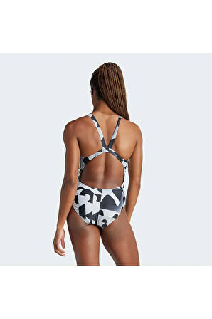 3-stripes Graphic V-back Swimsuit
