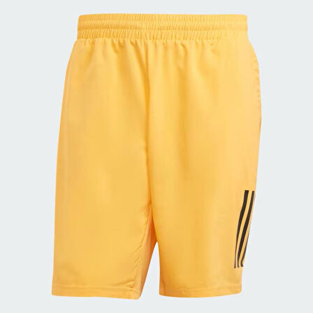 Adidas IP1889 - 9 Club 3-Stripes Tenis Shorts Erkek Sarı Şort