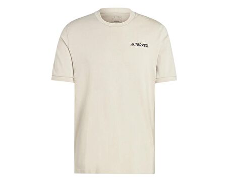 adidas Xpl Logo Tee Erkek Antrenman Tişörtü IN6504 Bej