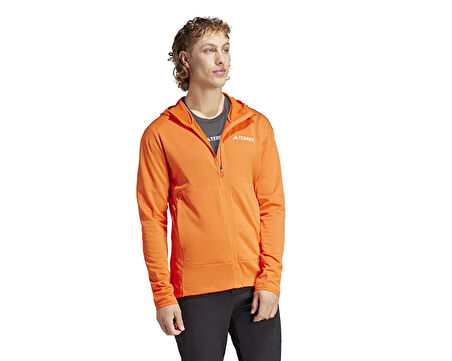 adidas Xpr Lt Fl H J Erkek Outdoor Ceketi IQ3720 Turuncu
