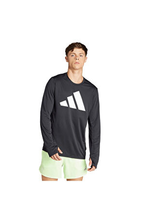 adidas Erkek  Siyah  Sweatshirt RUN IT LS IL7231
