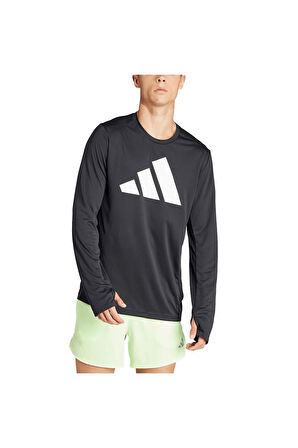 adidas Erkek  Siyah  Sweatshirt RUN IT LS IL7231
