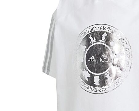 adidas Lk Dy 100 T Çocuk Günlük Tişört IT8787 Beyaz