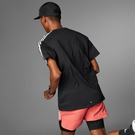 Adidas Erkek Tişört Own The Run 3 Stripes