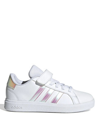 adidas Beyaz - Pembe Kız Çocuk Yürüyüş Ayakkabısı IE3851-GRAND COURT 2.0 EL C