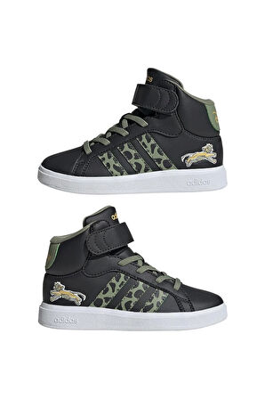 adidas Unisex  GRAND COURT MID LionKing K Spor Ayakkabı IF4094