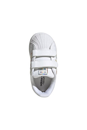 adidas Beyaz Bebek   Sneaker SUPERSTAR LED LIGHTS CF I JI0511