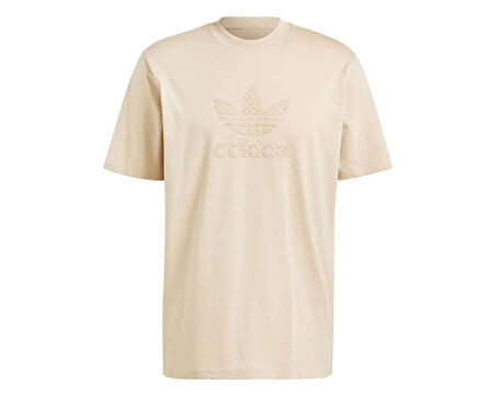 adidas Mono Tee Erkek Günlük Tişört IX6747 Krem