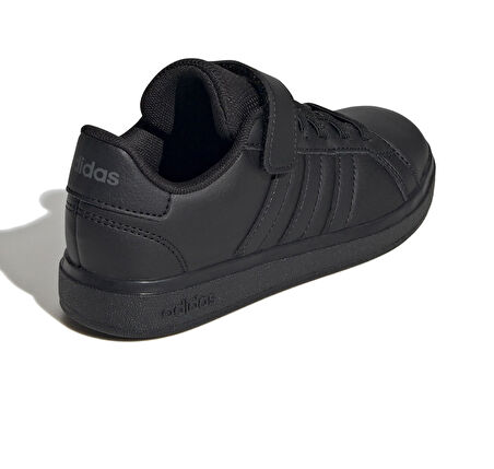 IH5530-C adidas Grand Court 2.0 El çocuk Spor Ayakkabı Siyah