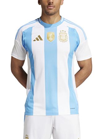 adidas Beyaz Erkek Yuvarlak Yaka Forma IP8409 AFA