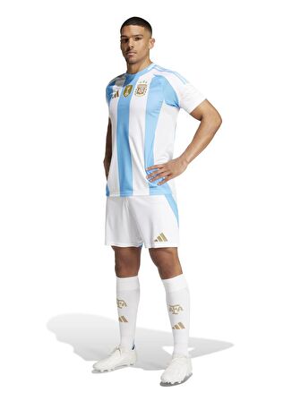 adidas Beyaz Erkek Yuvarlak Yaka Forma IP8409 AFA