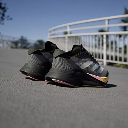 Adizero Boston 12 W Kadın Siyah Koşu Ayakkabısı IF9221