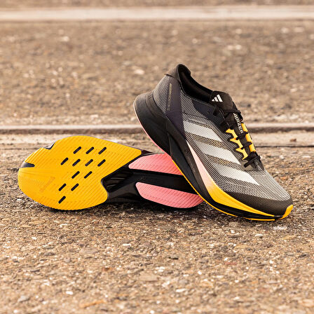 Adizero Boston 12 M Erkek Siyah Koşu Ayakkabısı IF9212
