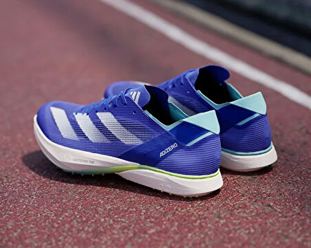 adidas Adizero Avanti Unisex Çivili Atletizm Koşu Ayakkabısı IF1189 Mavi