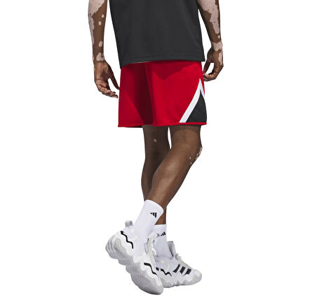 IY2122-E adidas Pro Block Short Erkek Basketbol Şortu Kırmızı