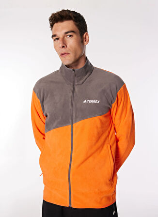 adidas Zip Ceket, M, Turuncu