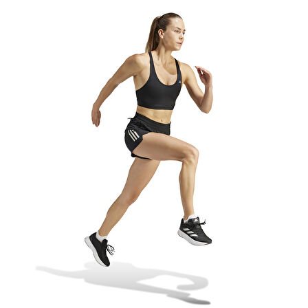 Own The Run Kadın Siyah Koşu Şort IX6371