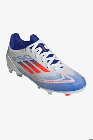 Adidas F50 League FgMg J Çocuk Beyaz Krampon (Çim Zemin) IF1367