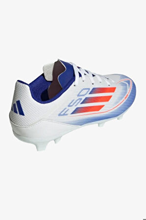 Adidas F50 League FgMg J Çocuk Beyaz Krampon (Çim Zemin) IF1367